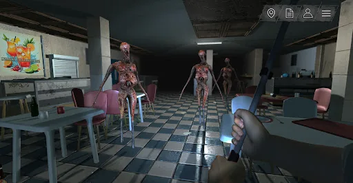 HOUSE 314: Ужасы Хоррор Шутер мод меню скриншот 3